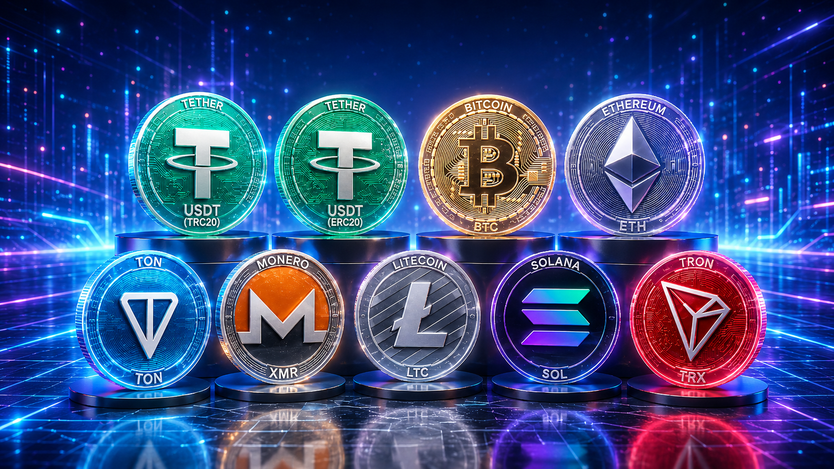 We accept cryptocurrency