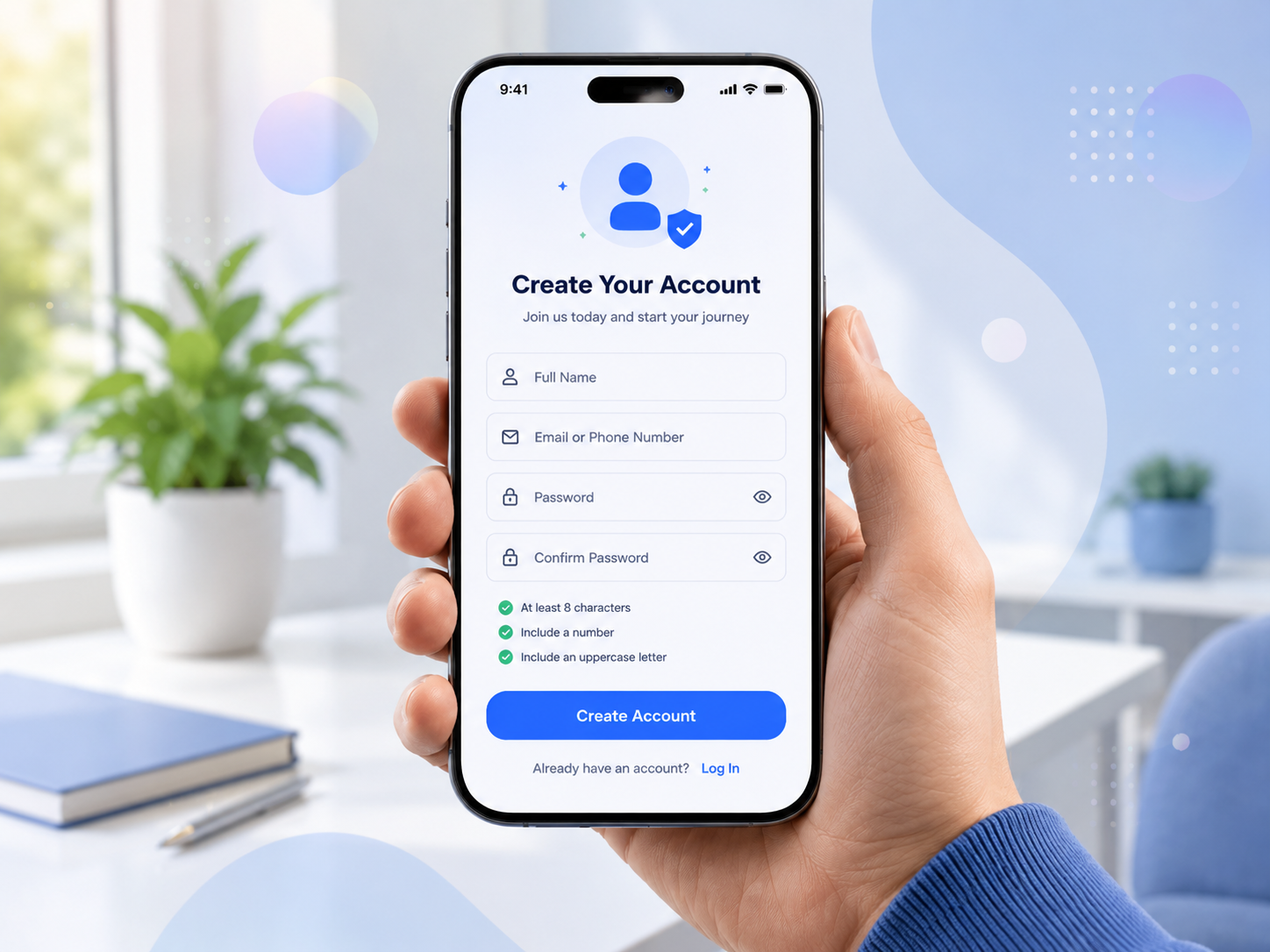 We create custom accounts on request